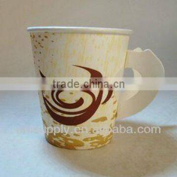 Lovely 6.5oz paper coffee cups with handle                        
                                                Quality Choice