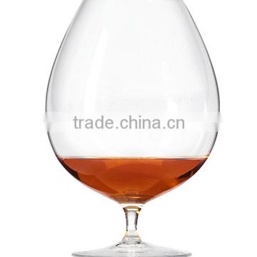 Crystal material Big belly 8 Inch Grande Clear Hand Blown Glass Balloon Style Stem Whiskey manufacture