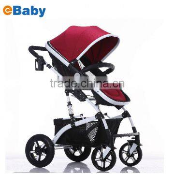 Luxury Newborn Baby Foldable Anti-shock High View Carriage Infant Stroller Pushchair Pram