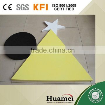 Acoustic Normal fiberglass ceiling wool ceiling in China