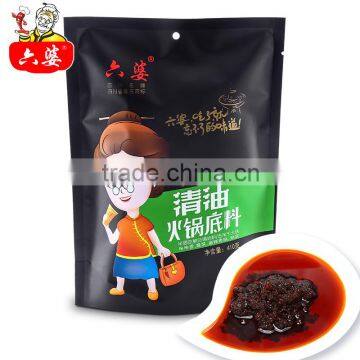 LIUPO vegetable oil hotpot seasoning spicy seasoning chinese food seasoning