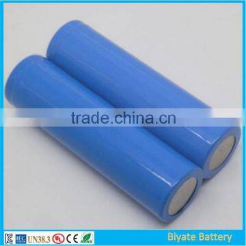 Cylindrical li-ion battery cell 3.7V rechargeable 18650 2600mah