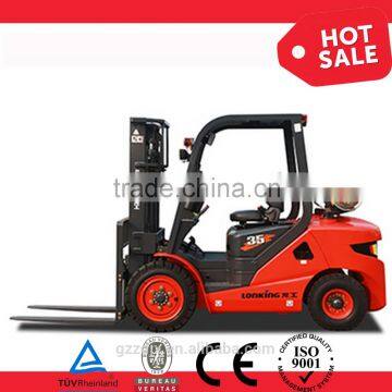 LPG/gasoline fork lift, 3.5Ton fork lift,nissan engine