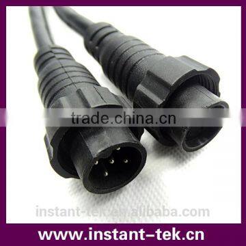 INST M22 waterproof male and female 12pin cable connector