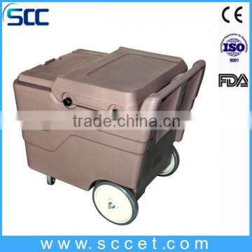Long time cold retaining dry ice cooler caddy dry ice cooler transport use in bar,club,party