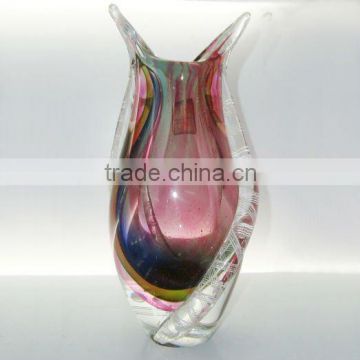Fashion sea themed colorful glass vases
