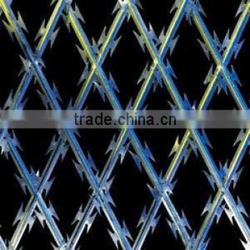razor spiked wire mesh