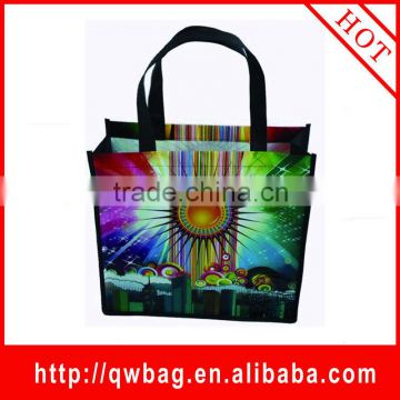 2014 new style promotional reusable bag non woven opp laminated bag