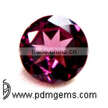 Rhodolite Garnet Round Cut Faceted For Diamond Pendant From Manufacturer