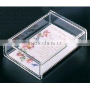 Acrylic tissue paper box