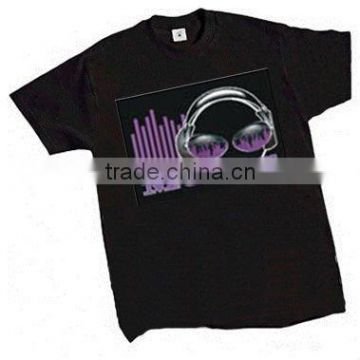 Super EL Flashing T shirt with Wholesales price