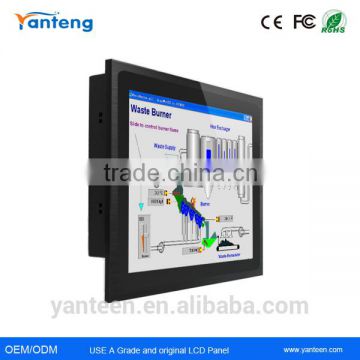 Embedded 15inch ip65 industrial touch pc with Capacitive touchscreen