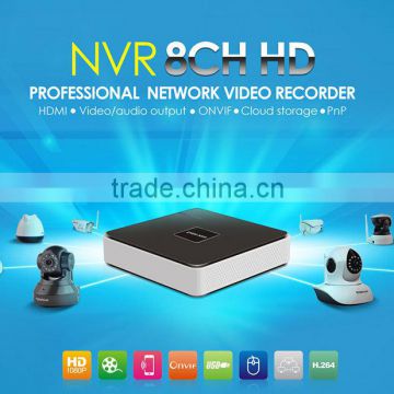 4 Channel 1080P 960P 720P Network Video Recorder NVR Kits With FREE APP