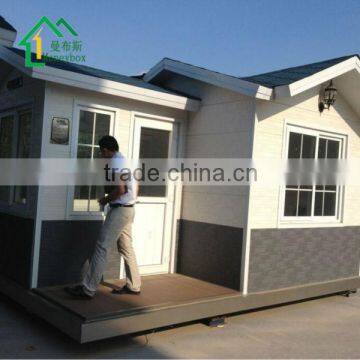 Asphalt shingle roof ,metal decoration panel prefabricated garden house/tool house/storage/guard house/bungalow