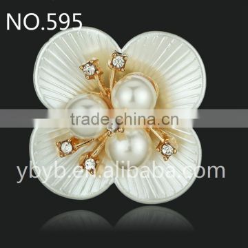 ABS resins flatback flower garment accessories and trims flower hot sale in Guangzhou-595