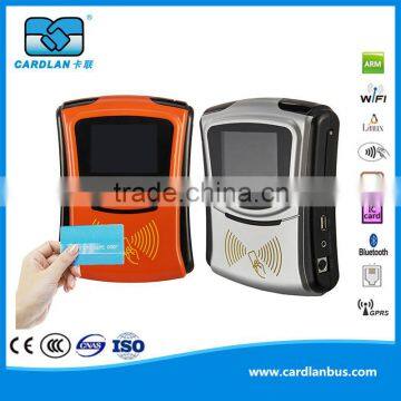 Metro bus IC card reader for bus payment support prepaid IC card payment and cash payment, 3G, 4G