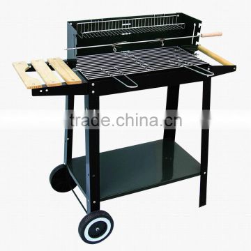 Square Outdoor Charcoal Grill Barbecue BBQ Grill