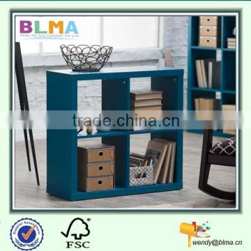 Cheap modular wooden bookcase