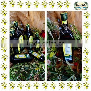 Pure Olive Oil. Premium Quality Tunisian Olive Oil. Organic Extra Virgin Olive Oil 1L Marasca Glass Bottle.
