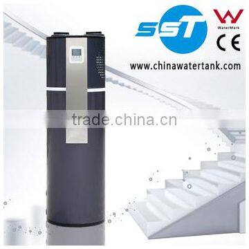 Elegant galvanized steel hot water pump tank