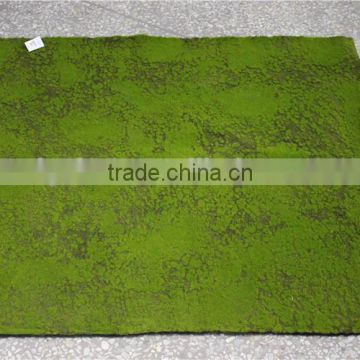 artificial flocking moss wall green moss carpet mat
