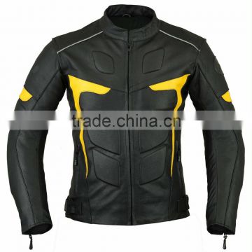 Men's Leather Motorbike Jacket