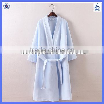 Comfortable and luxurious waffle bathrobe or towel towel bathrobe