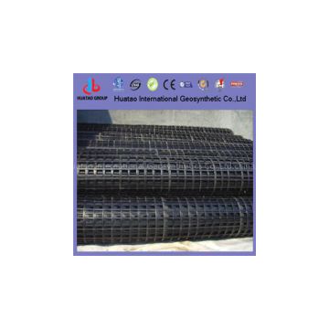 pvc coated polyester geogrid biaxial geogrid
