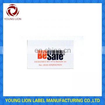 hot stamp printed clothing label manufacturer