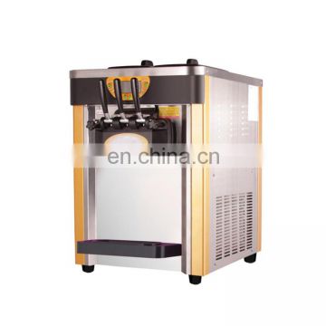 R167-1 Shinobal 38~46L/h Stainless Steel Double System Floor Standing Three Flavor Soft Ice Cream Machine