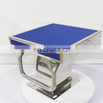 Competition Pool Race Jumping Board ABS Stainless Steel Standard 1 Level Swimming Pool Starting Blocks