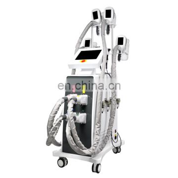 Top Seller Fat Freeze Slimming Vertical Machine Equipped With 4 Frozen Handles