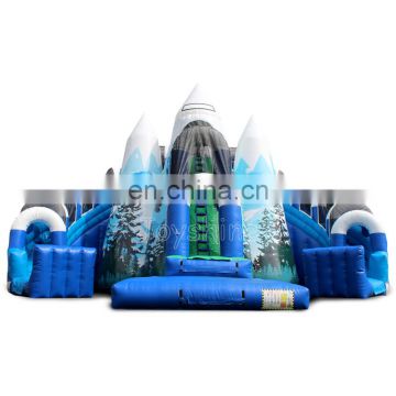 Guangzhou Inflatable Dual Everest Climb n Slides Giant Inflatable Bouncer and Slide For Children