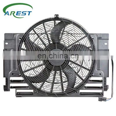 A/C Radiator Condenser Cooling Fan for BMW X5 E53 Off-road Vehicle 4.8N 62 265 (360) Petrol 2004-2006 64546921381 64546921940