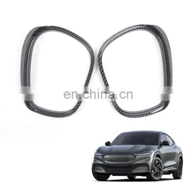 custom Car accessories Rearview Mirror Rain Eyebrows Rear View Mirror Rain Guard for Mustang Mach E
