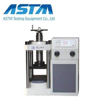 concrete poisson ratio compression loading testing machine YES-2000 digital compression testing machine capacity 2000kn
