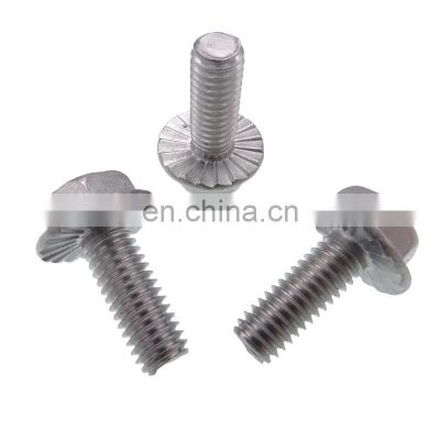 stainless steel serrated head screws manufacture