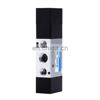 4A230-08 4A330-10 4A430-15 Double Head Five Way Two Position Directional Control Aluminum Alloy Pneumatic Air Valve