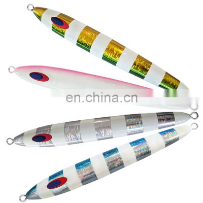 Bionic fisheye  500g 600g 750g 1000g 4 colors  Metal  jig lures with Stainless steel ring