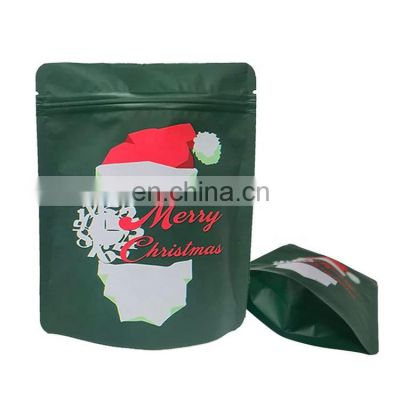Free Sample Custom Printed Ziplock Foil Bolsas Edible Packaging Bags 3.5g Smell Proof 1lb 14g Mylar bag