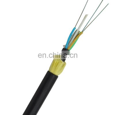 500m span self supporting 24 core fiber optic cable adss optical fiber cable price list