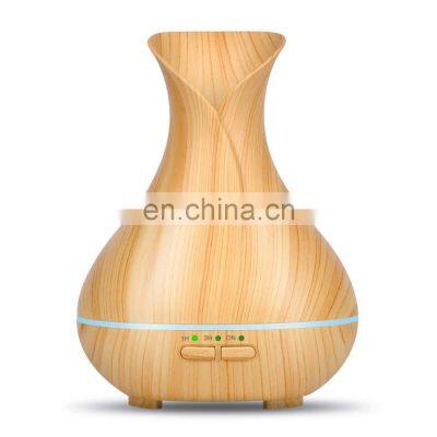 2021 Trending Mini 150ml Compact Vase shape Ultrasonic Aromatherapy Essential Oils Diffuser with remote control