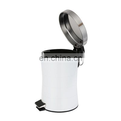 hotel room furniture stainless steel living room or office dustbin