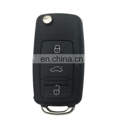 3 Buttons Flip Folding Car Remote Cover Key Shell Case Fob For VW Passat Polo Golf Touran Bora Ibiza Leon Octavia Fabia