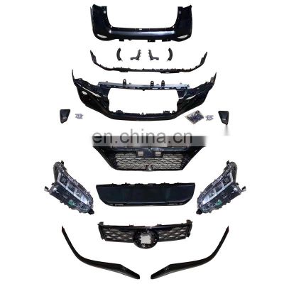 Front Bumper Facelift Wide Conversion Bodykit for Toyota Fortuner 2015-2020 Upgrade To Fortuner 2021