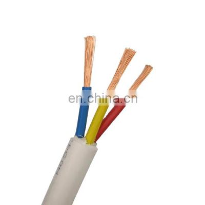 rvv soft good price 3 core 2.5mm flexible wire multi core instrument cable duplex electric wire