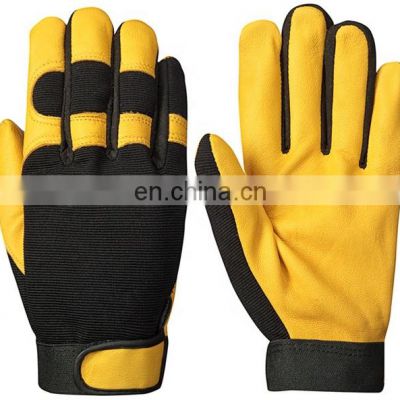 Custom Impact Protective Hands Mechanic Gloves for Oil and Gas Industries, Non-Slip Gloves