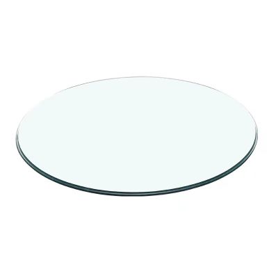 Tempered Glass Home Restaurant Dining Room Glass Top Round  Rectangle Dining Table Top