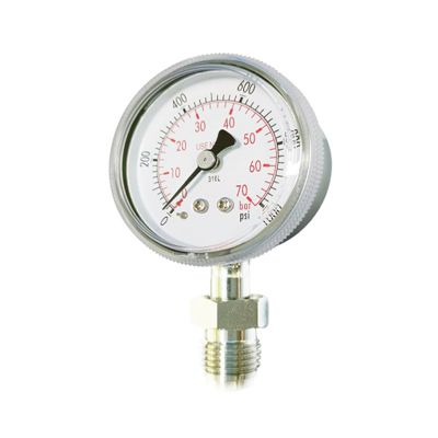 High purity pressure gauge(HPG,H- pressure)-VCR1/4
