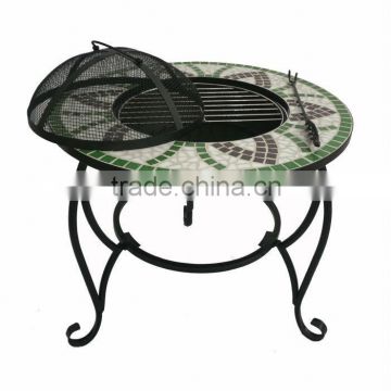 2015 Hot sale outdoor mosaic fire pit table